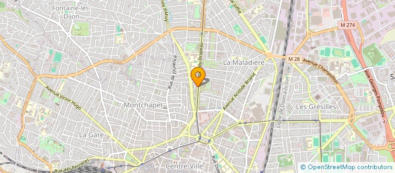 localisation de l'entreprise SCCV PARMENTIER  DIJON