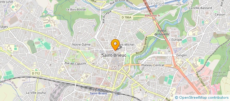 localisation de l'entreprise SCCV PASSAGE DU HUIT  SAINT-BRIEUC