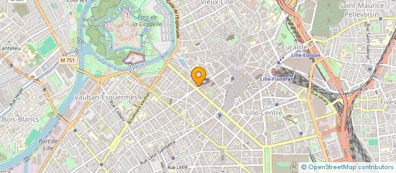 localisation de l'entreprise SCCV PASTEUR 52  LILLE