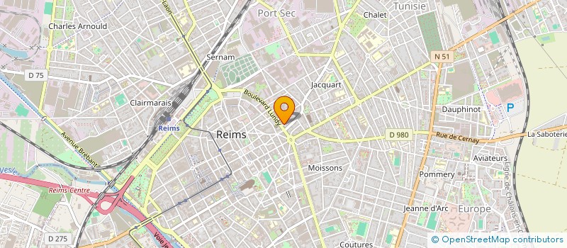 localisation de l'entreprise SCCV PASTEUR LAGRIVE CONSTRUCTION à REIMS