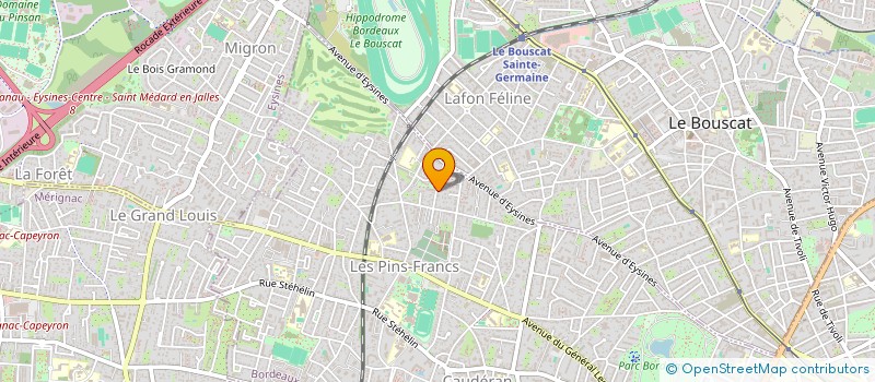 localisation de l'entreprise SCCV PATRIMOINE IMMOBILIER  BORDEAUX