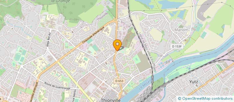localisation de l'entreprise SCCV PATTON à THIONVILLE