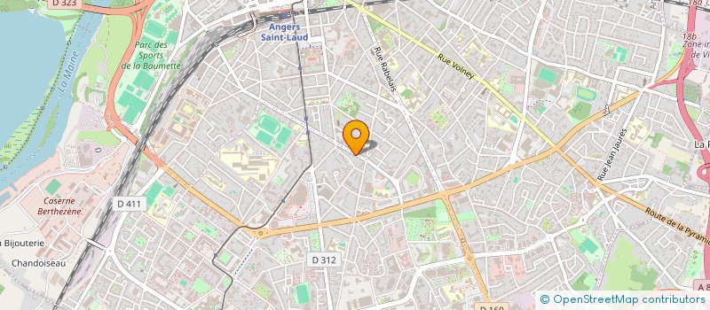 localisation de l'entreprise SCCV PAUL à ANGERS