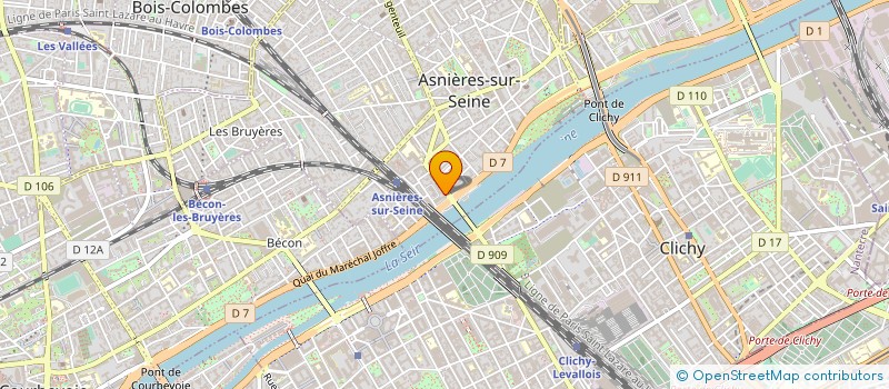 localisation de l'entreprise SCCV PCFA  ASNIERES-SUR-SEINE