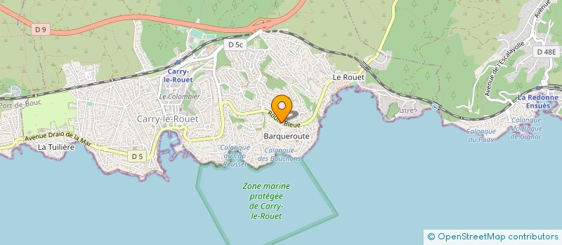 localisation de l'entreprise SCCV PELLETAN à CARRY-LE-ROUET