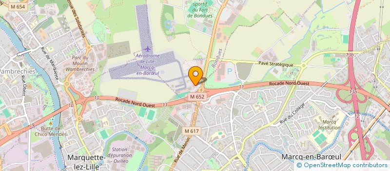 localisation de l'entreprise SCCV PERENCHIES 25 TUILERIE  BONDUES