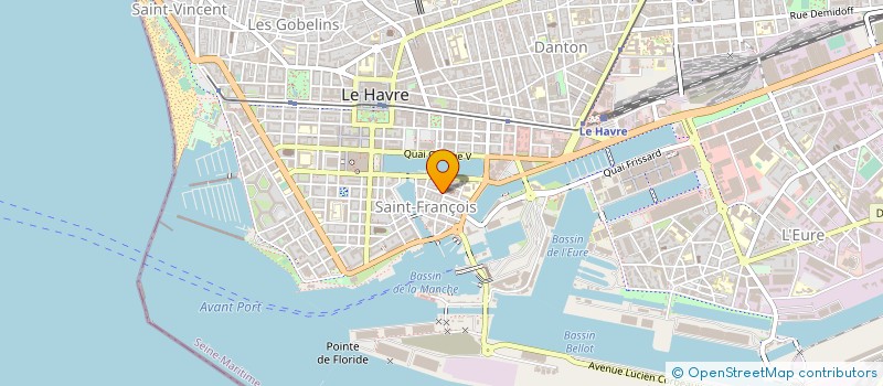 localisation de l'entreprise SCCV PETRA à LE HAVRE