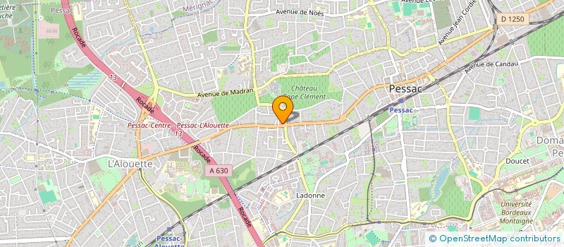 localisation de l'entreprise SCCV PGOC à PESSAC