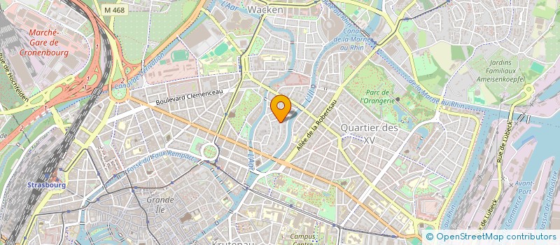 localisation de l'entreprise SCCV PIERRE FONTAINE  STRASBOURG