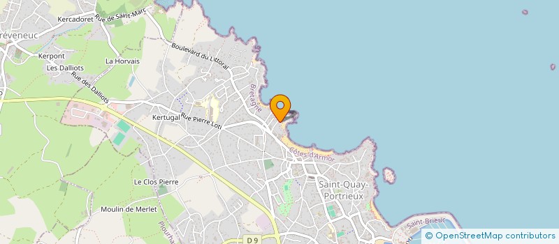 localisation de l'entreprise SCCV PIERROT  SAINT-QUAY-PORTRIEUX