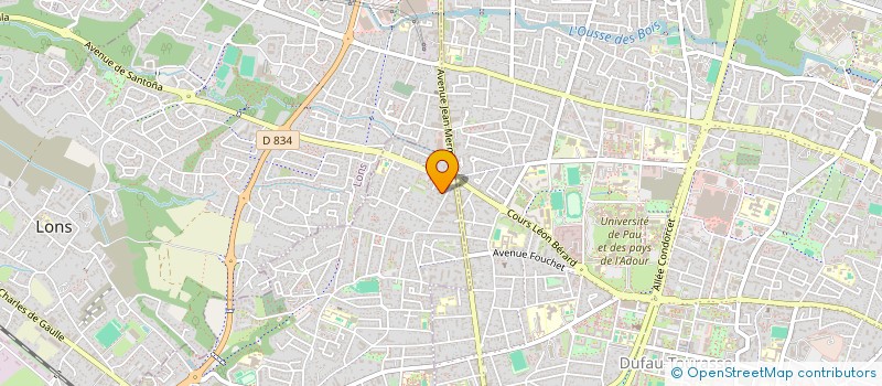 localisation de l'entreprise SCCV PLATINIUM  BILLERE