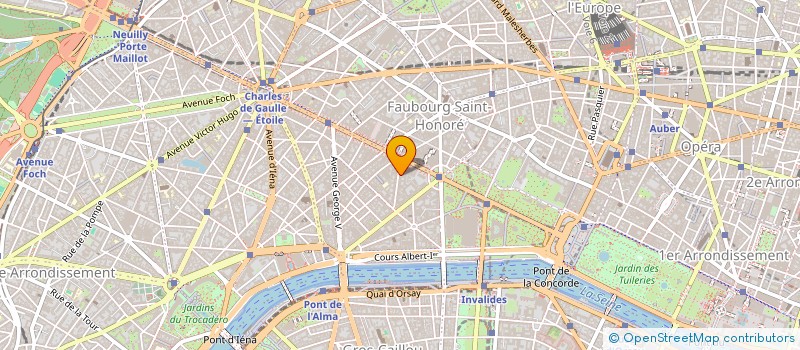 localisation de l'entreprise SCCV POINCARE à PARIS