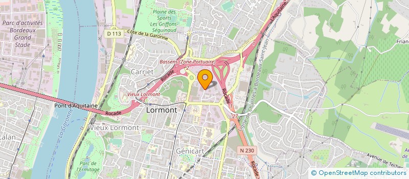 localisation de l'entreprise SCCV POMME D API  LORMONT