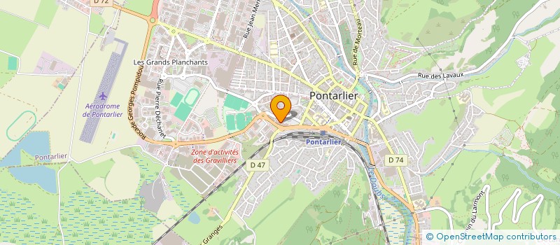 localisation de l'entreprise SCCV PONTARLIER EMILE MAGNIN à PONTARLIER