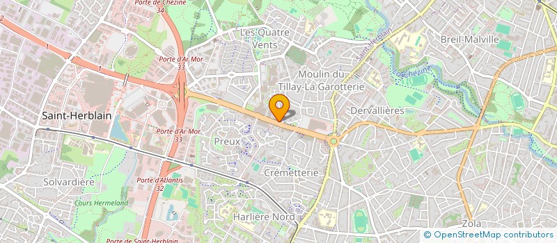 localisation de l'entreprise SCCV PORNIC L'EQUIPEMENT à SAINT-HERBLAIN
