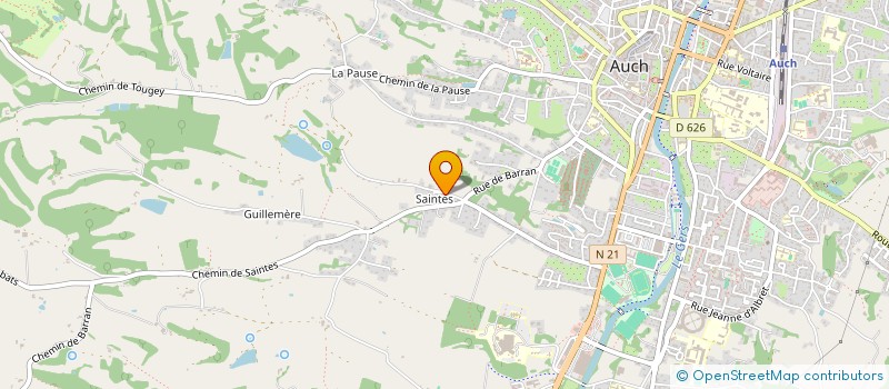 localisation de l'entreprise SCCV PREIGNAN 8 à AUCH