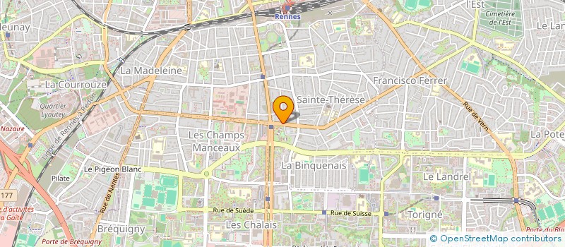 localisation de l'entreprise SCCV PROVIDENCE à RENNES