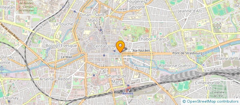 localisation de l'entreprise SCCV QUAI DAYOT à RENNES