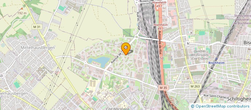 localisation de l'entreprise SCCV QUANTUM 002  SCHILTIGHEIM