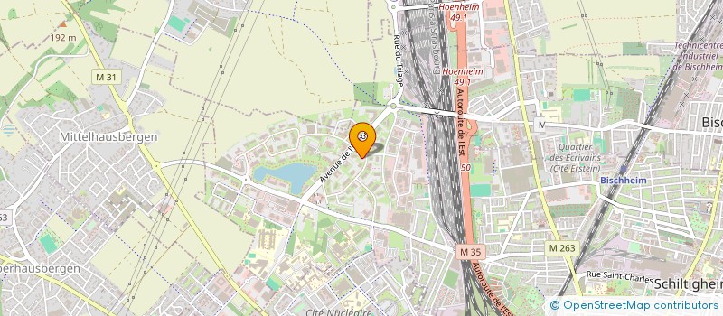 localisation de l'entreprise SCCV QUANTUM 008  SCHILTIGHEIM