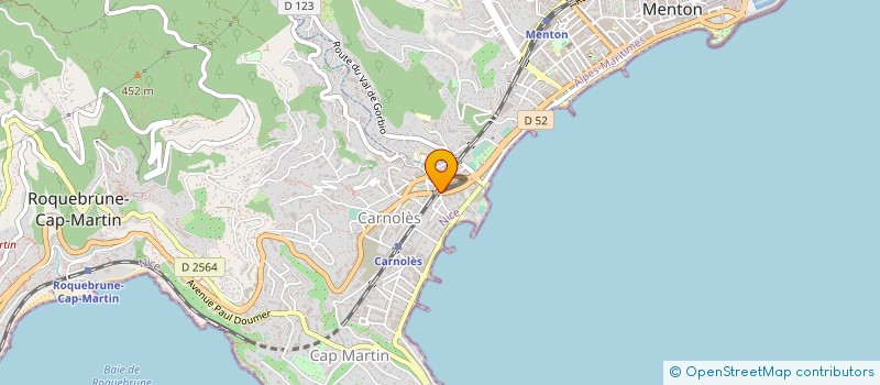 localisation de l'entreprise SCCV QUINTESSENCE à ROQUEBRUNE-CAP-MARTIN