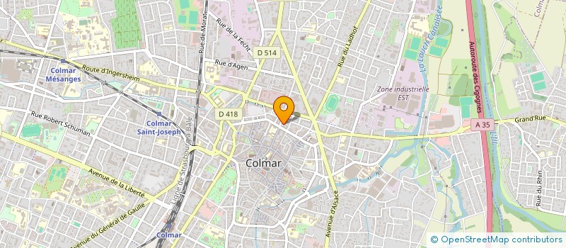 localisation de l'entreprise SCCV RAVEL  COLMAR