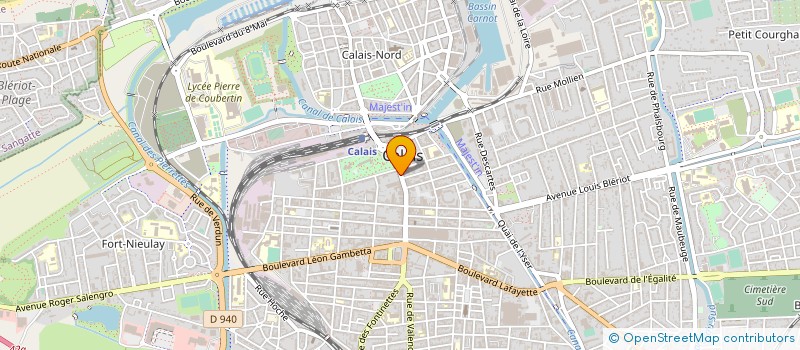 localisation de l'entreprise SCCV REMBRANDT  CALAIS