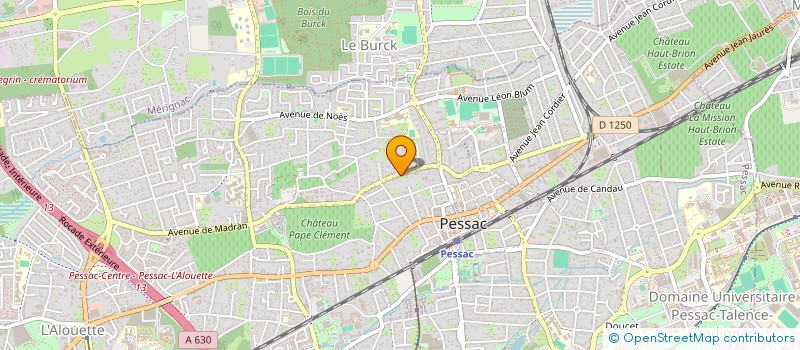 localisation de l'entreprise SCCV RESADOR à PESSAC