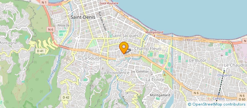 localisation de l'entreprise SCCV RESIDENCE ANTHARES à SAINT-DENIS