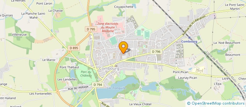 localisation de l'entreprise SCCV RESIDENCE ATALA  COMBOURG