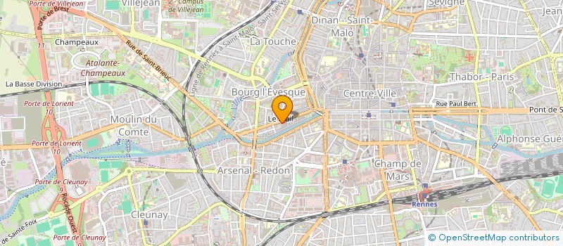 localisation de l'entreprise SCCV RESIDENCE BOREALE à RENNES