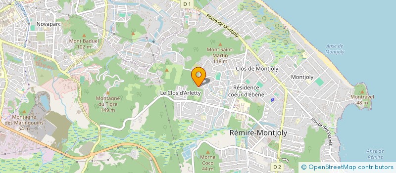 localisation de l'entreprise SCCV RESIDENCE CANNE A SUCRE  REMIRE-MONTJOLY