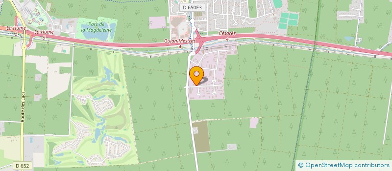 localisation de l'entreprise SCCV RESIDENCE DU HAURAT  GUJAN-MESTRAS