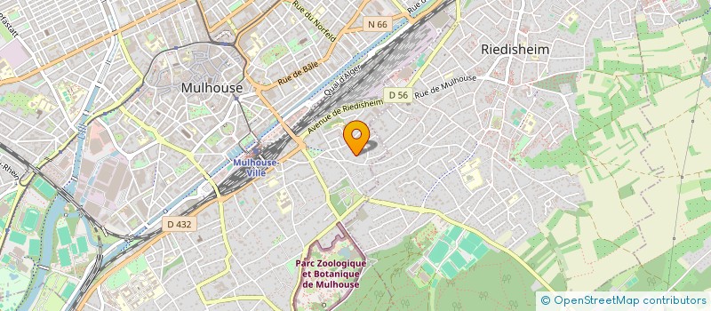 localisation de l'entreprise SCCV RESIDENCE DU STADE  MULHOUSE