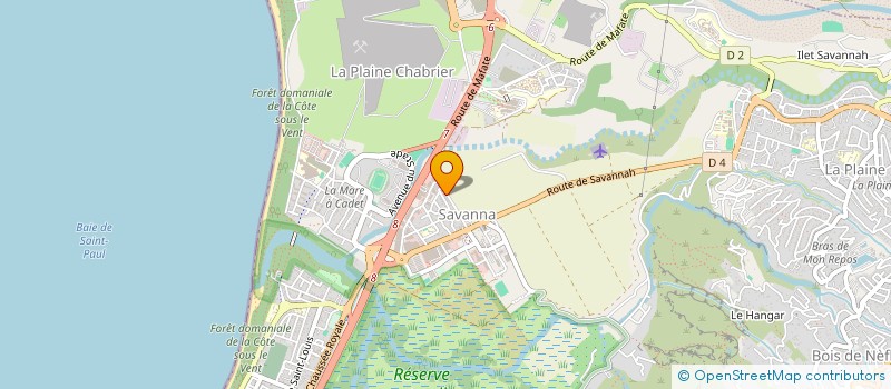 localisation de l'entreprise SCCV RESIDENCE ETANG DU GOL à SAINT-PAUL