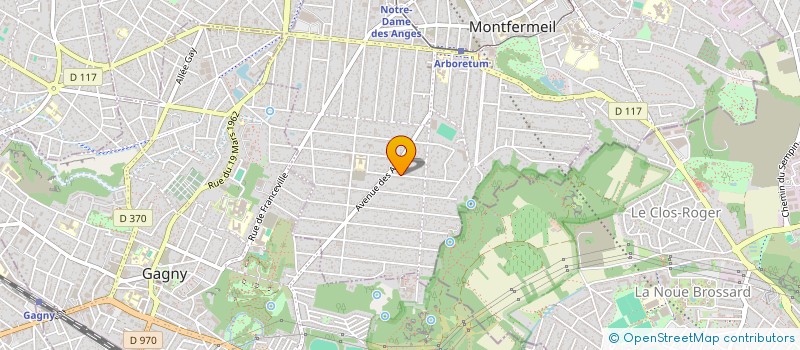 localisation de l'entreprise SCCV RESIDENCE FOULQUES à MONTFERMEIL