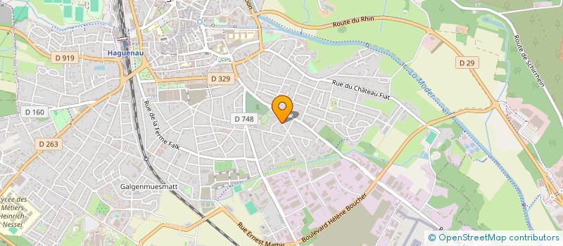 localisation de l'entreprise SCCV RESIDENCE LE GOLD  HAGUENAU