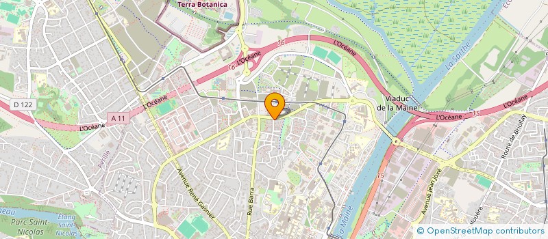 localisation de l'entreprise SCCV RESIDENCE LE SYRINGA à ANGERS