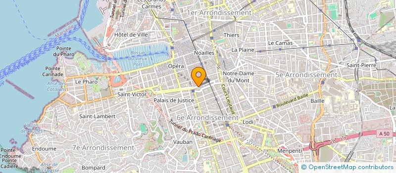 localisation de l'entreprise SCCV RESIDENCE LES GARNIERES  TOULON