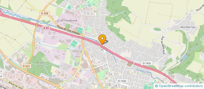 localisation de l'entreprise SCCV RESIDENCE SAINT JEAN  BOURGOIN-JALLIEU