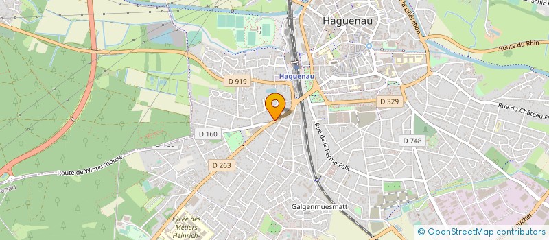 localisation de l'entreprise SCCV RESIDENCE SERENITE  HAGUENAU