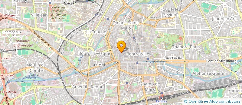 localisation de l'entreprise SCCV RESIDENCE SURCOUF à RENNES