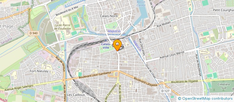 localisation de l'entreprise SCCV RETY  CALAIS