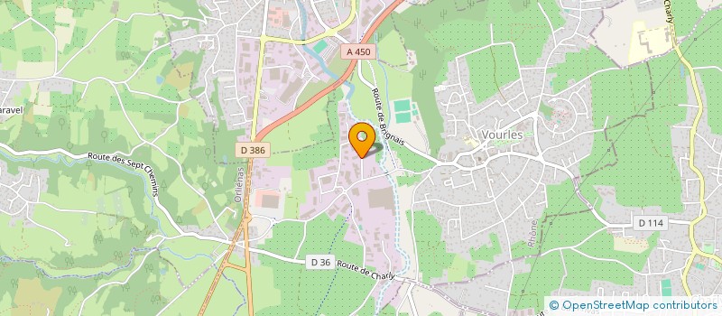 localisation de l'entreprise SCCV RG à VOURLES