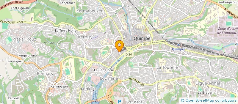 localisation de l'entreprise SCCV RICHEMONT à QUIMPER