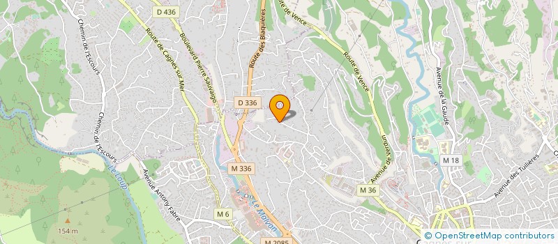 localisation de l'entreprise SCCV RIE TECHNOPOLIS à CAGNES-SUR-MER