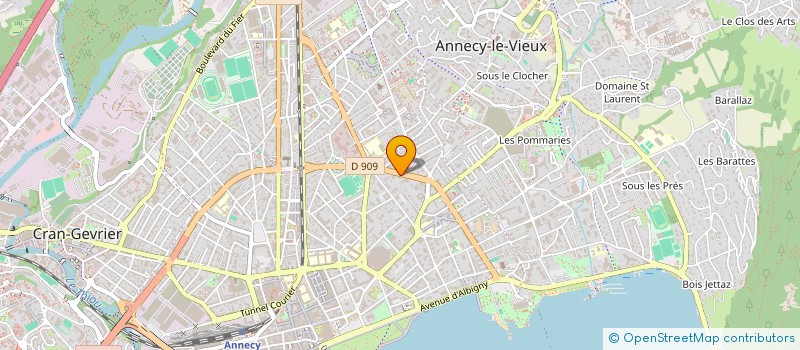 localisation de l'entreprise SCCV ROANNE-39 PAPIN  ANNECY