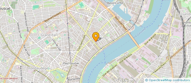 localisation de l'entreprise SCCV ROBINSON à BORDEAUX