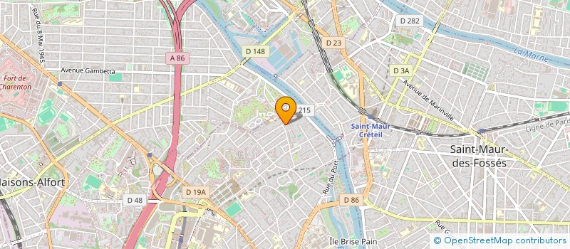 localisation de l'entreprise SCCV ROCHEBRUNE 44  CRETEIL