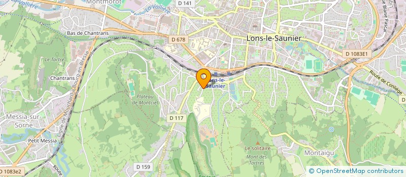 localisation de l'entreprise SCCV ROCHEJEAN à LONS-LE-SAUNIER